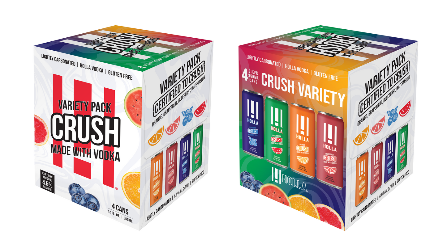 Holla Crush Variety 4-Pack