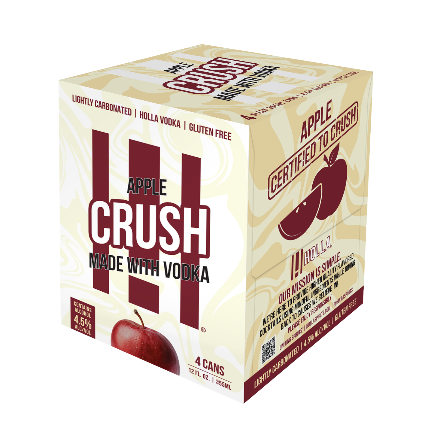 Holla Apple Crush Seasonal 12oz.